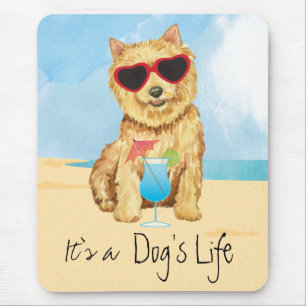 Summer Norwich Terrier Mouse Pad