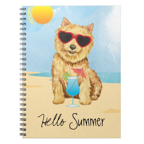 Summer Norwich Terrier Notebook