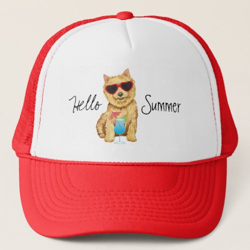 Summer Norwich Terrier Trucker Hat