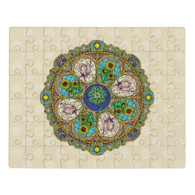 Summer Nouveau Acrylic Puzzle (Puzzle Horizontal)
