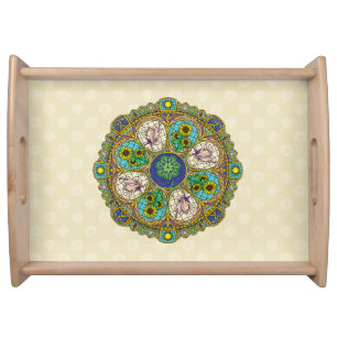 Summer Nouveau Serving Tray