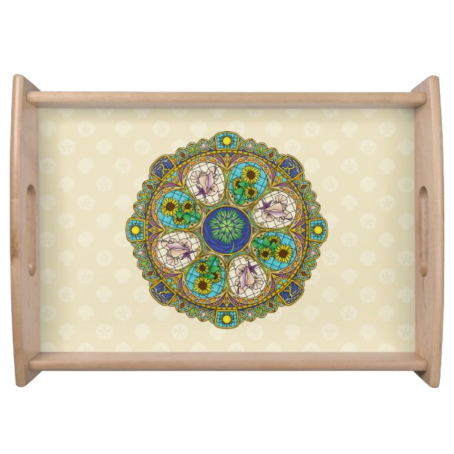 Summer Nouveau Serving Tray (Front)