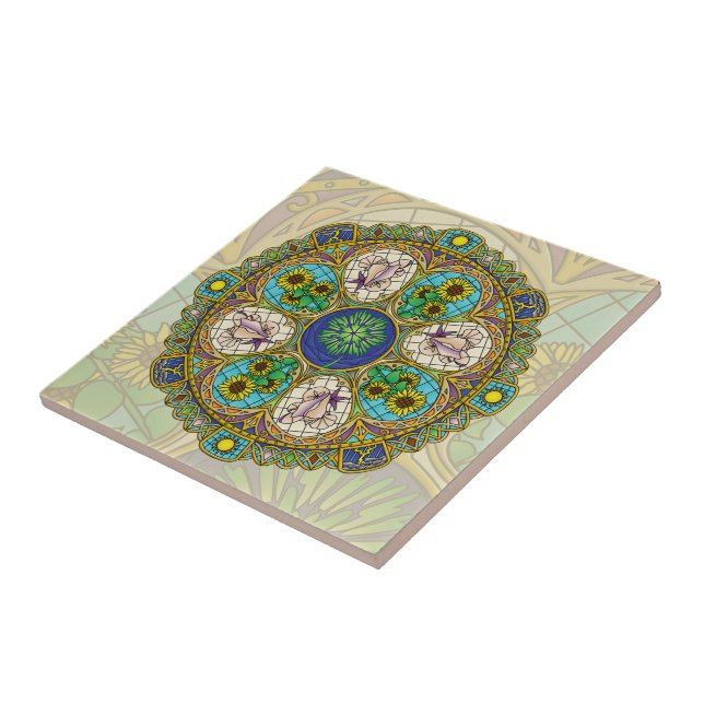 Summer Nouveau Tile (Side)