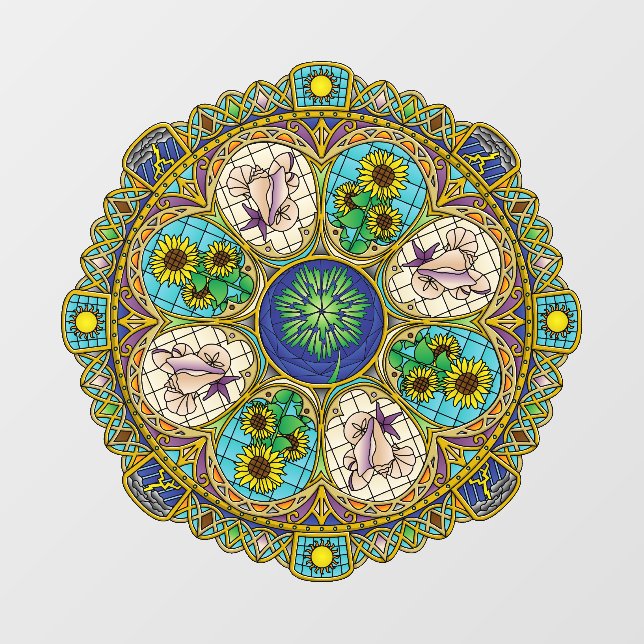 Summer Nouveau Wall Decal (Front)