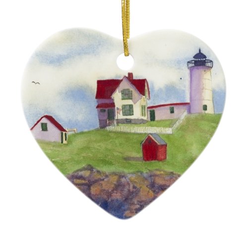 summer nubble ceramic ornament