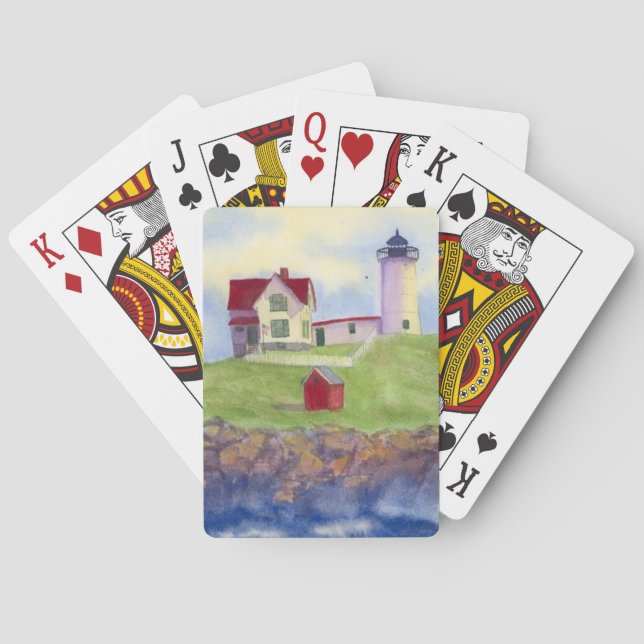 summer nubble poker cards (Back)