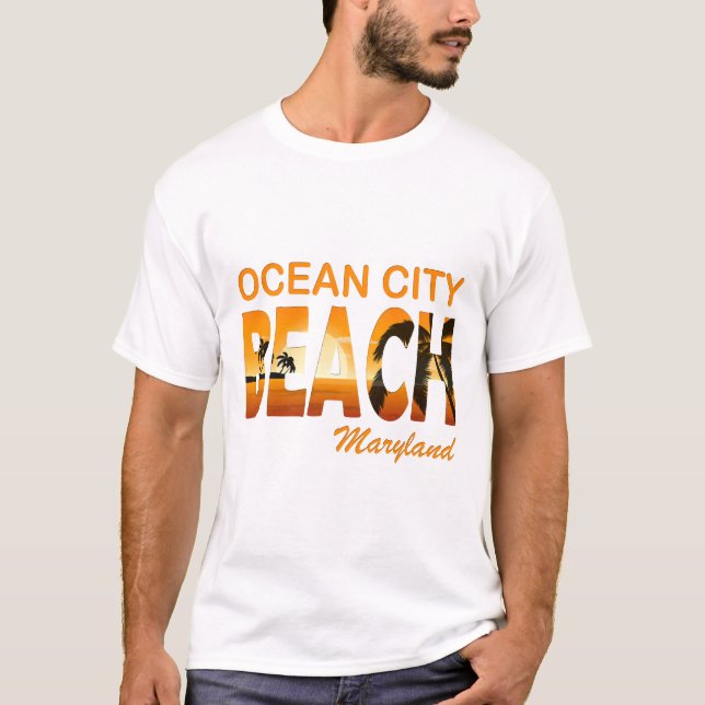 Summer ocean city- maryland  T-Shirt (Front)