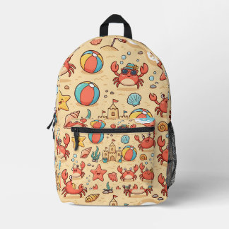 Summer Ocean Pattern Backpack