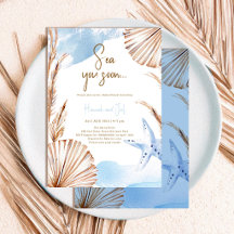 Summer Ocean Sea You Soon Blue Boy Baby Shower