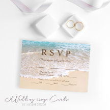 Summer Ocean Waves Tropical Beach Wedding