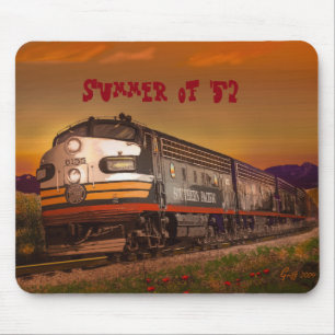 Summer of '52 Southern Pacific F Unit in CA Mouse Pad