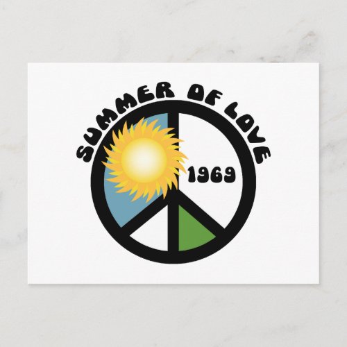 Summer of Love 69 Postcard