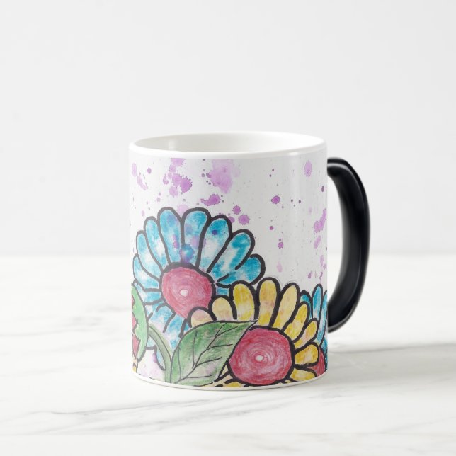 Summer of Love design on a Mug (Front Right)