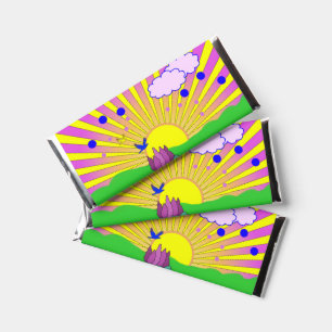 Summer of Love Groovy Psychedelic 60s 70s Hershey Bar Favors