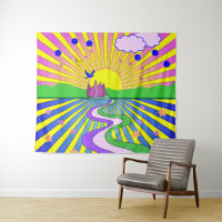 Summer of Love Psychedelic Sixties Sunburst