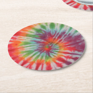 Summer of Love Round Paper Coaster