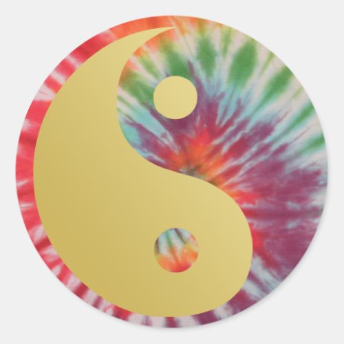 Summer of Love Yin and Yang Sticker