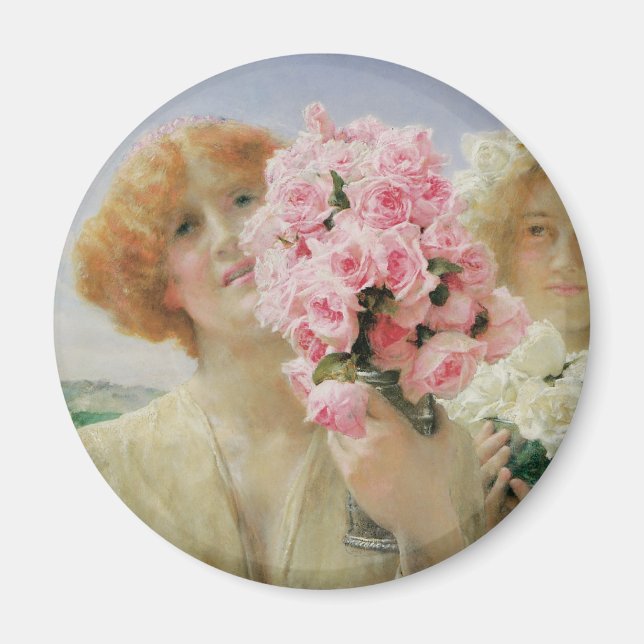 Summer Offering by Sir Lawrence Alma-Tadema Magnet (Front)
