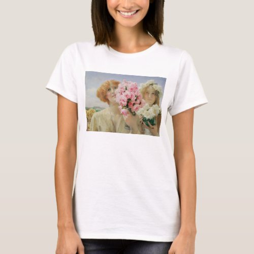 Summer Offering by Sir Lawrence Alma_Tadema T_Shirt