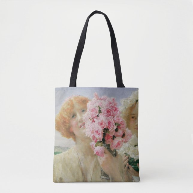 Summer Offering by Sir Lawrence Alma-Tadema Tote Bag (Front)