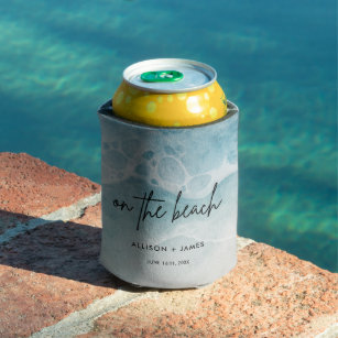 Personalized Cheers Y'all Wedding Can Cooler - Style #330