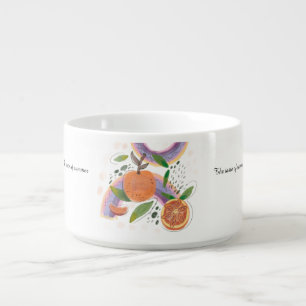 summer orange fruit bowl
