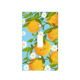 Summer Oranges Tree Garden Light Switch Cover