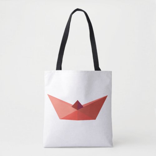 Summer Origami Hat Boat  All_Over_Print Tote Bag