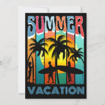 SUMMER OUTING BEACH SURFING FAMILY VACATION