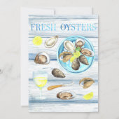 Summer Oyster Roast | Seafood Bake Cookout Invitation (Back)