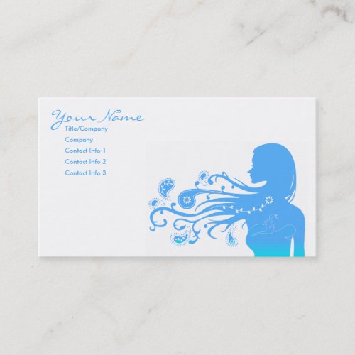 summer paisley business cards