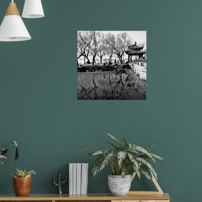 Summer Palace B&W Poster (Living Room 1)