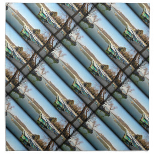 Summer Palace Boats Cloth Napkin