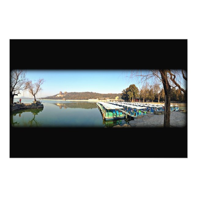 Summer Palace Boats Photo Print (Front)