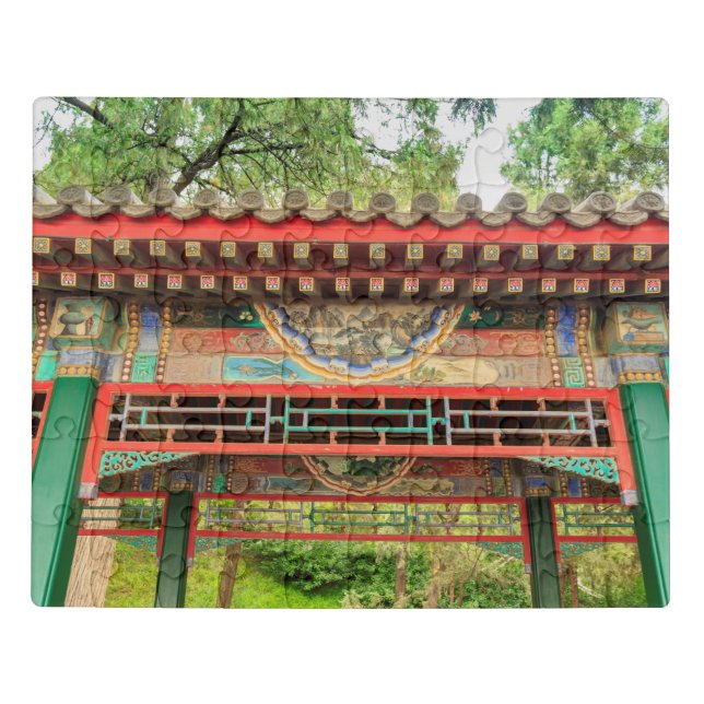 Summer Palace Bridge Detail Jigsaw Puzzle (Puzzle Horizontal)