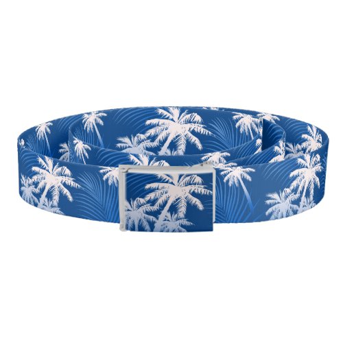 Summer palm trees belt