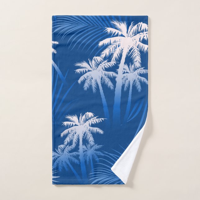 Summer palm trees hand towel  (Hand Towel)