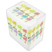 Summer Palm Trees Igloo Can Cooler