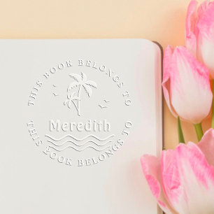 Summer Palms-Tree Tropical Custom Book Embosser