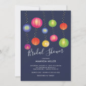 Summer Paper Lanterns Bridal Shower Invitation (Front)