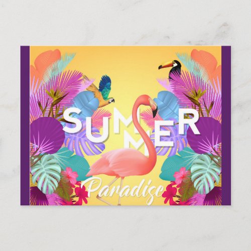 Summer Paradise Postcard
