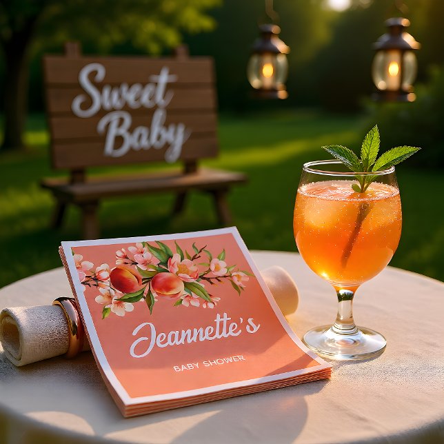 Summer Party Baby Shower Napkins (Creator Uploaded)