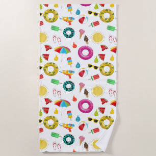 Summer Party Beach Pool Fun Beach Towel