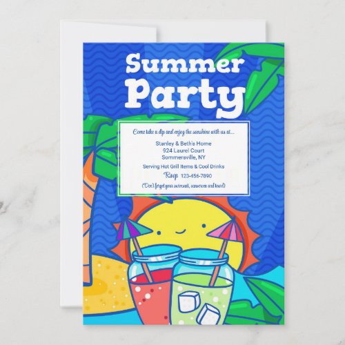 Summer Party Invitation