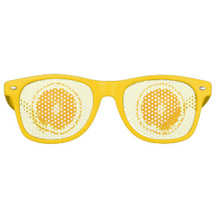 Summer Party Orange Citrus Fruit Slice Retro Sunglasses
