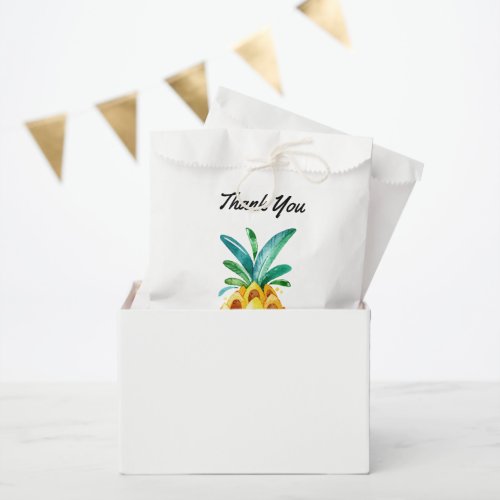 Summer Party Pineapple Treat Favor Bag