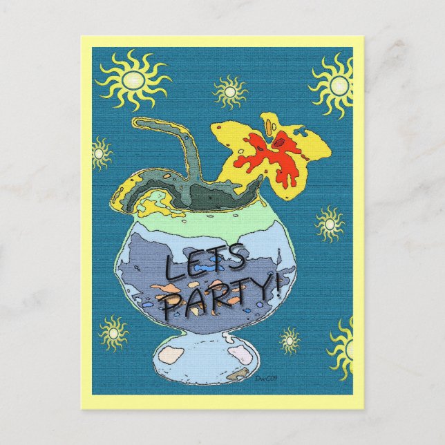 Summer Party Postcard (Front)