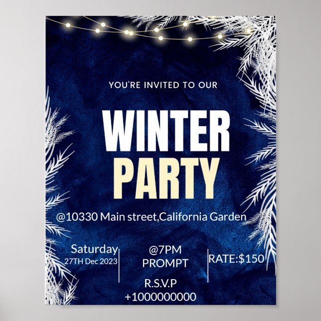 summer party poster (Front)
