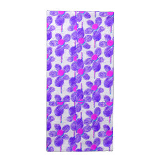 Summer Pastel Chalk Floral Cloth Napkin