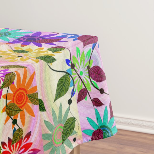 Summer Pastel Colors Tablecloth (In Situ)